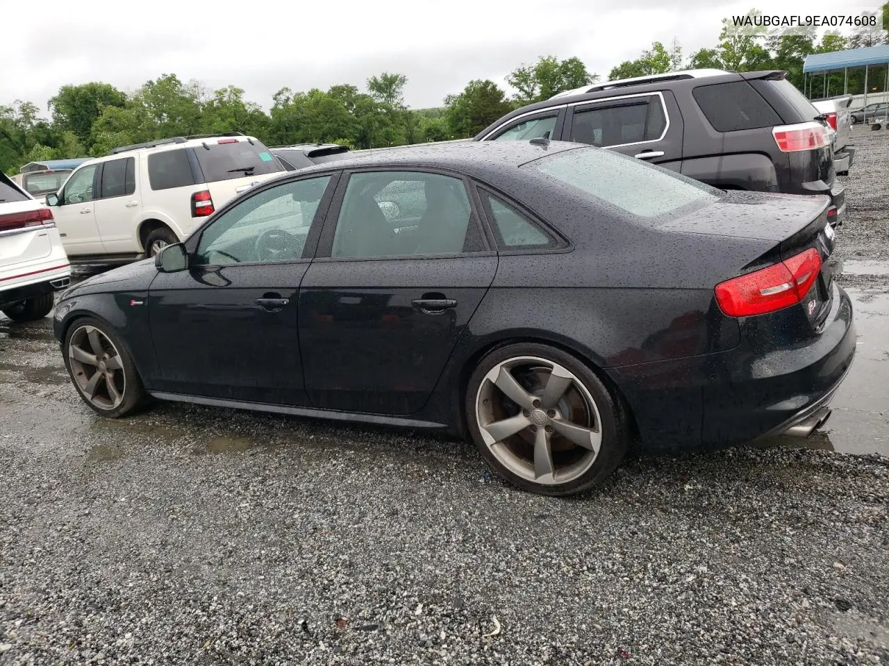 2014 Audi S4 Premium Plus VIN: WAUBGAFL9EA074608 Lot: 56479335