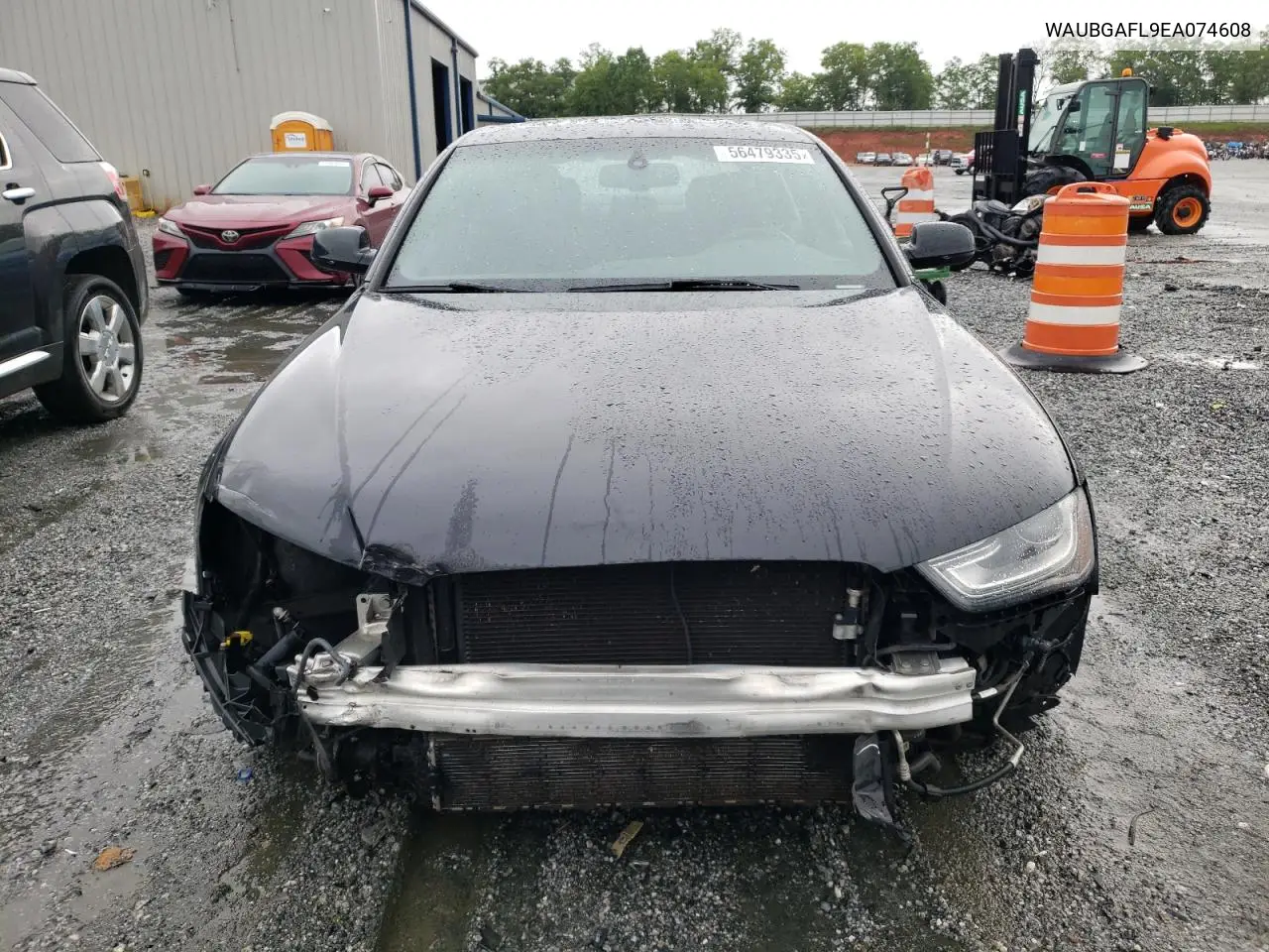 2014 Audi S4 Premium Plus VIN: WAUBGAFL9EA074608 Lot: 56479335