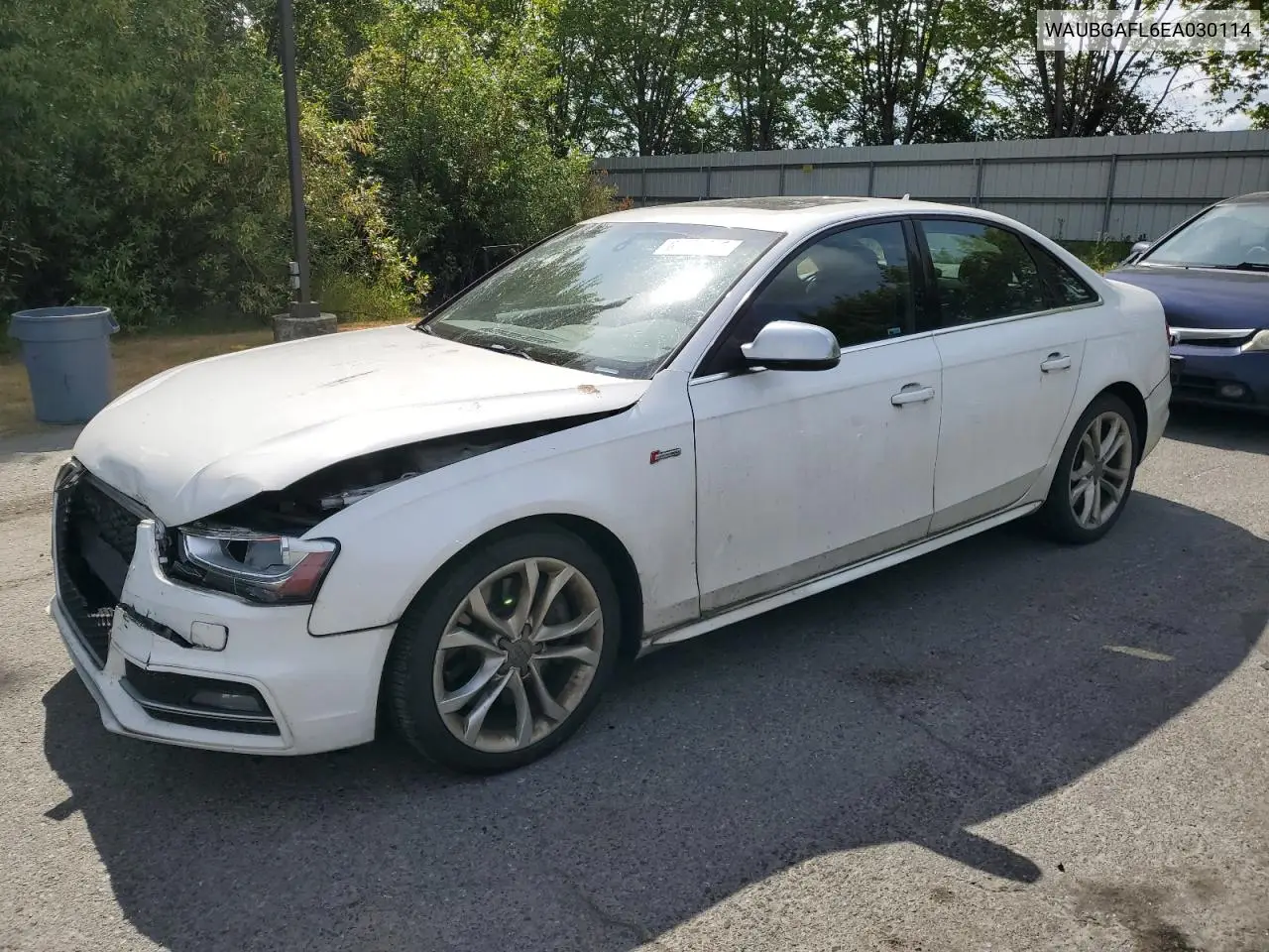 2014 Audi S4 Premium Plus VIN: WAUBGAFL6EA030114 Lot: 61294415