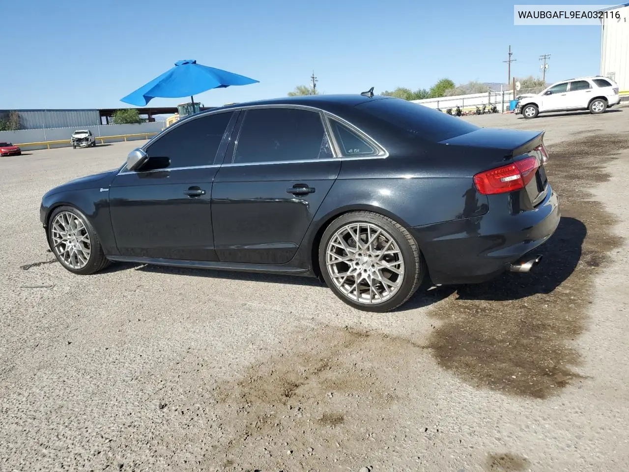 2014 Audi S4 Premium Plus VIN: WAUBGAFL9EA032116 Lot: 61767415