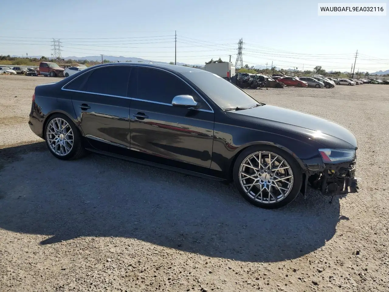 2014 Audi S4 Premium Plus VIN: WAUBGAFL9EA032116 Lot: 61767415