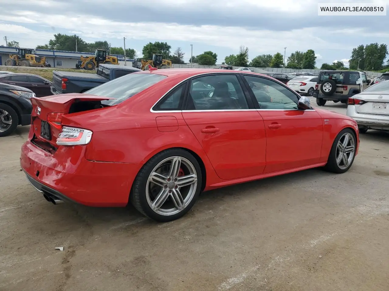 2014 Audi S4 Premium Plus VIN: WAUBGAFL3EA008510 Lot: 62028095