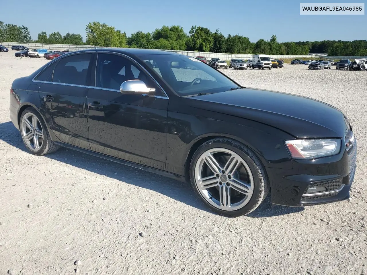 2014 Audi S4 Premium Plus VIN: WAUBGAFL9EA046985 Lot: 62643535