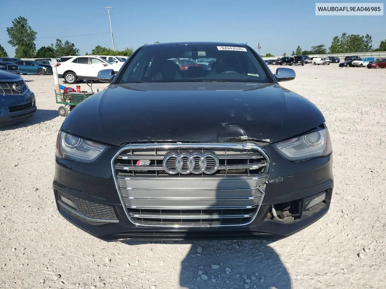 2014 Audi S4 Premium Plus VIN: WAUBGAFL9EA046985 Lot: 62643535