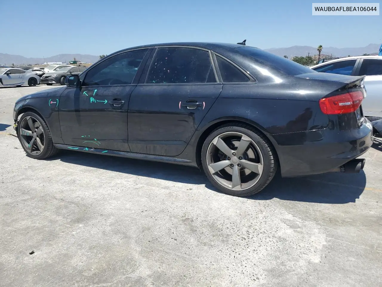 2014 Audi S4 Premium Plus VIN: WAUBGAFL8EA106044 Lot: 63377975