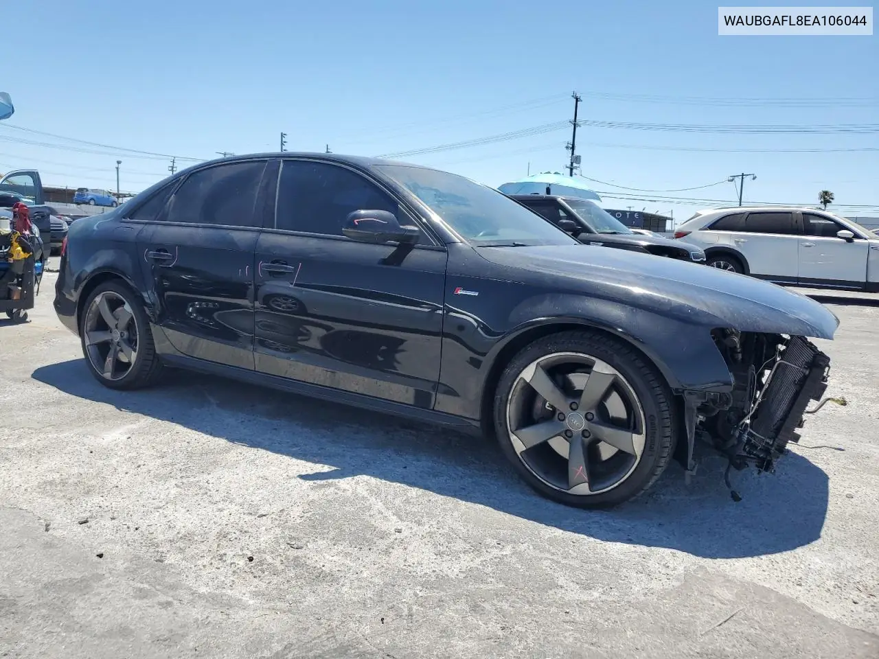 2014 Audi S4 Premium Plus VIN: WAUBGAFL8EA106044 Lot: 63377975