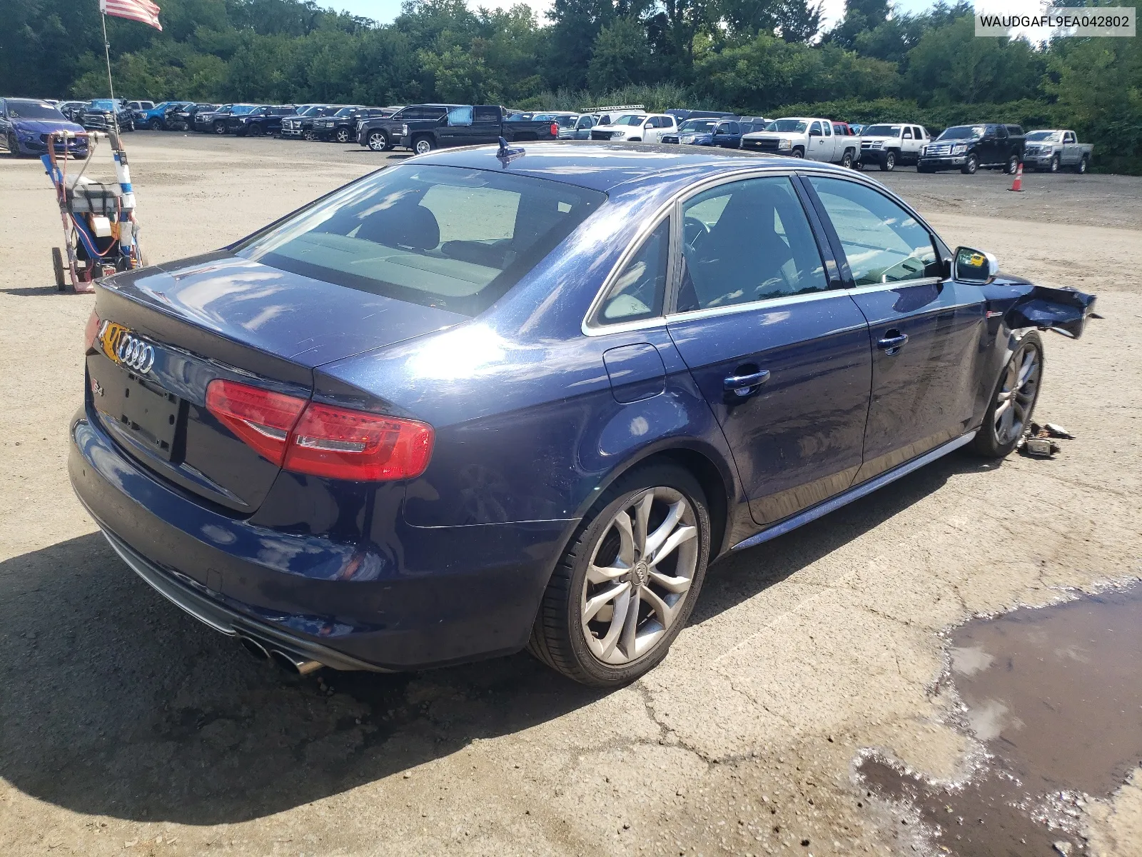2014 Audi S4 Premium Plus VIN: WAUDGAFL9EA042802 Lot: 67231224