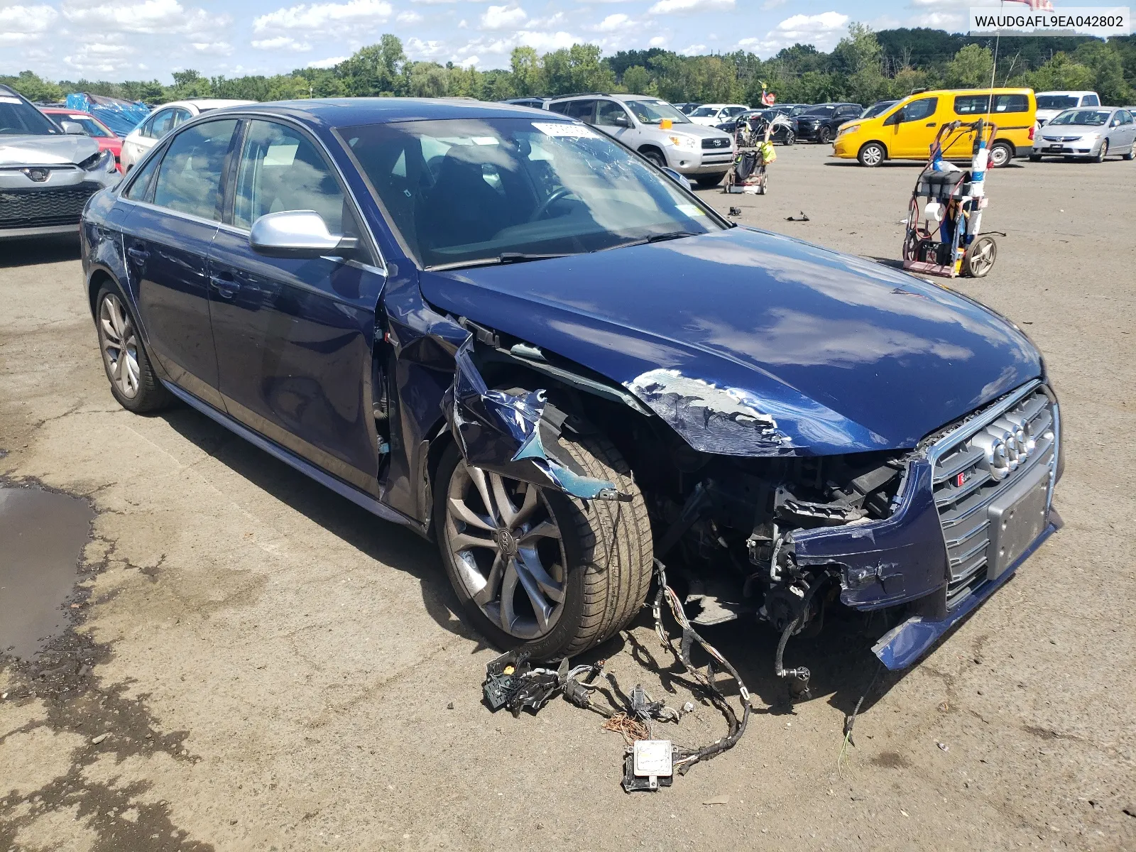 2014 Audi S4 Premium Plus VIN: WAUDGAFL9EA042802 Lot: 67231224