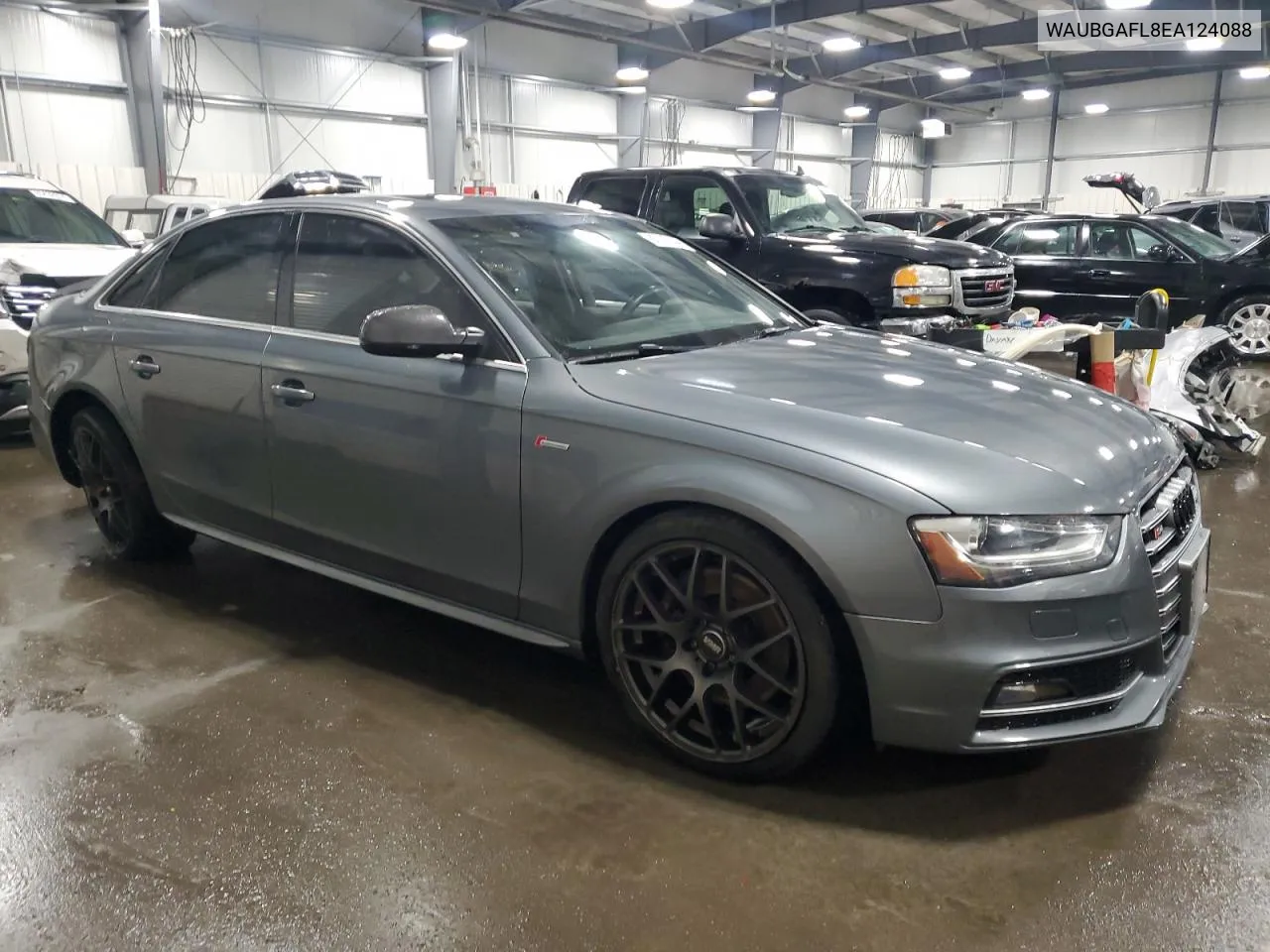 2014 Audi S4 Premium Plus VIN: WAUBGAFL8EA124088 Lot: 85737144