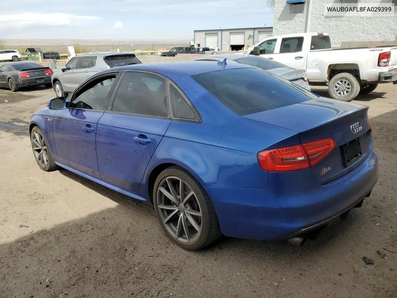 2015 Audi S4 Premium Plus VIN: WAUBGAFL8FA029399 Lot: 50589235