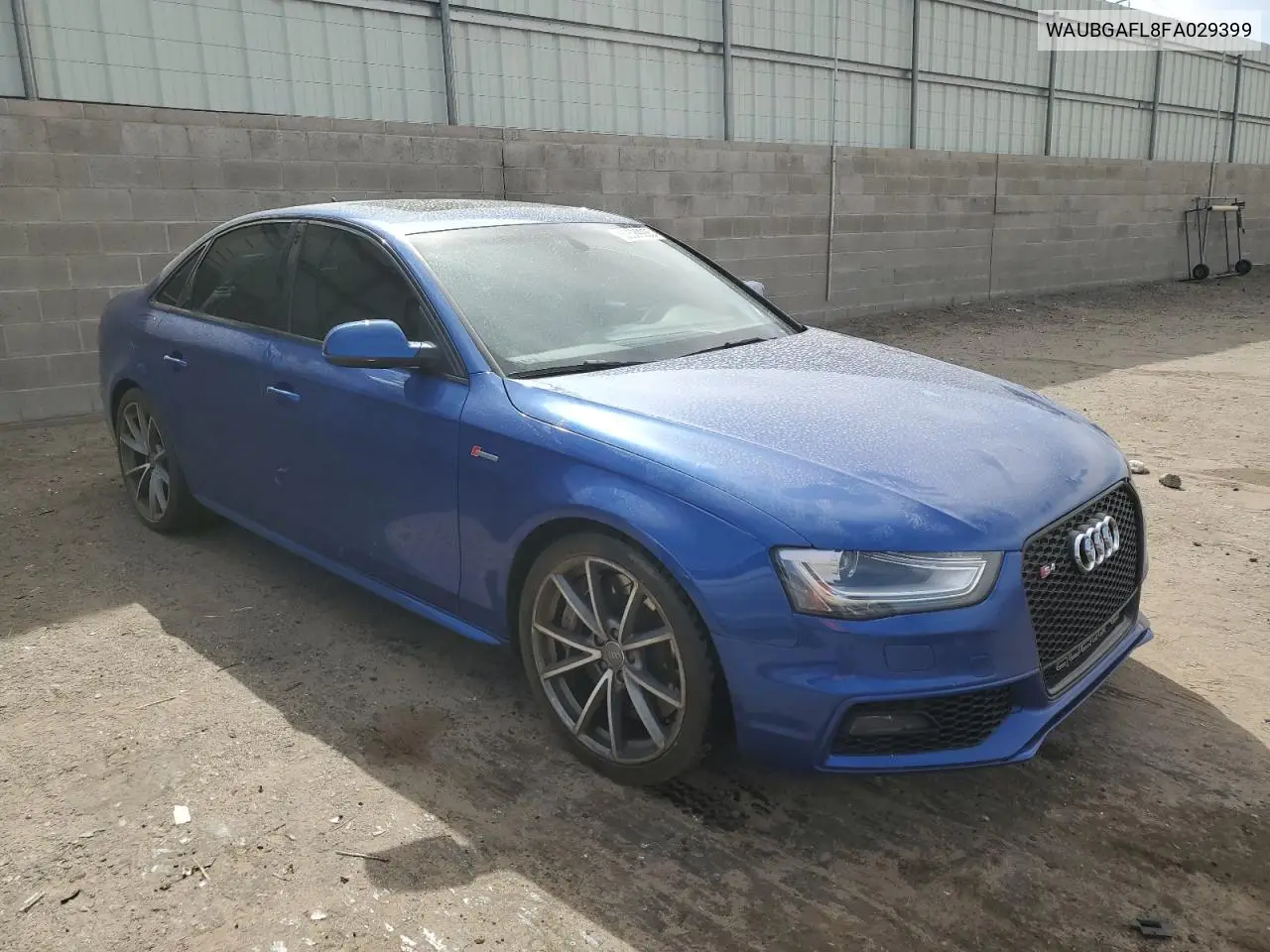 2015 Audi S4 Premium Plus VIN: WAUBGAFL8FA029399 Lot: 50589235