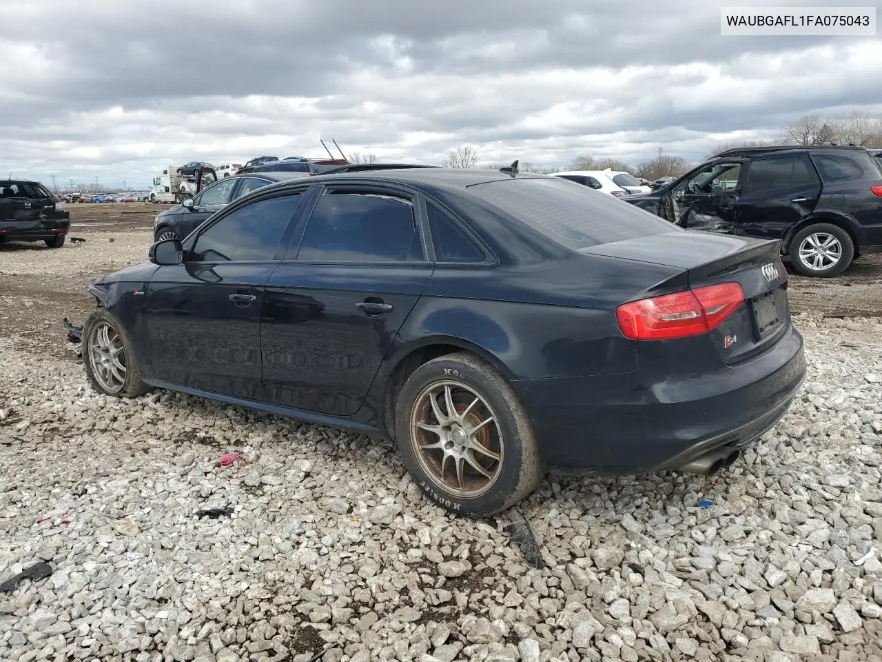 2015 Audi S4 Premium Plus VIN: WAUBGAFL1FA075043 Lot: 51680415