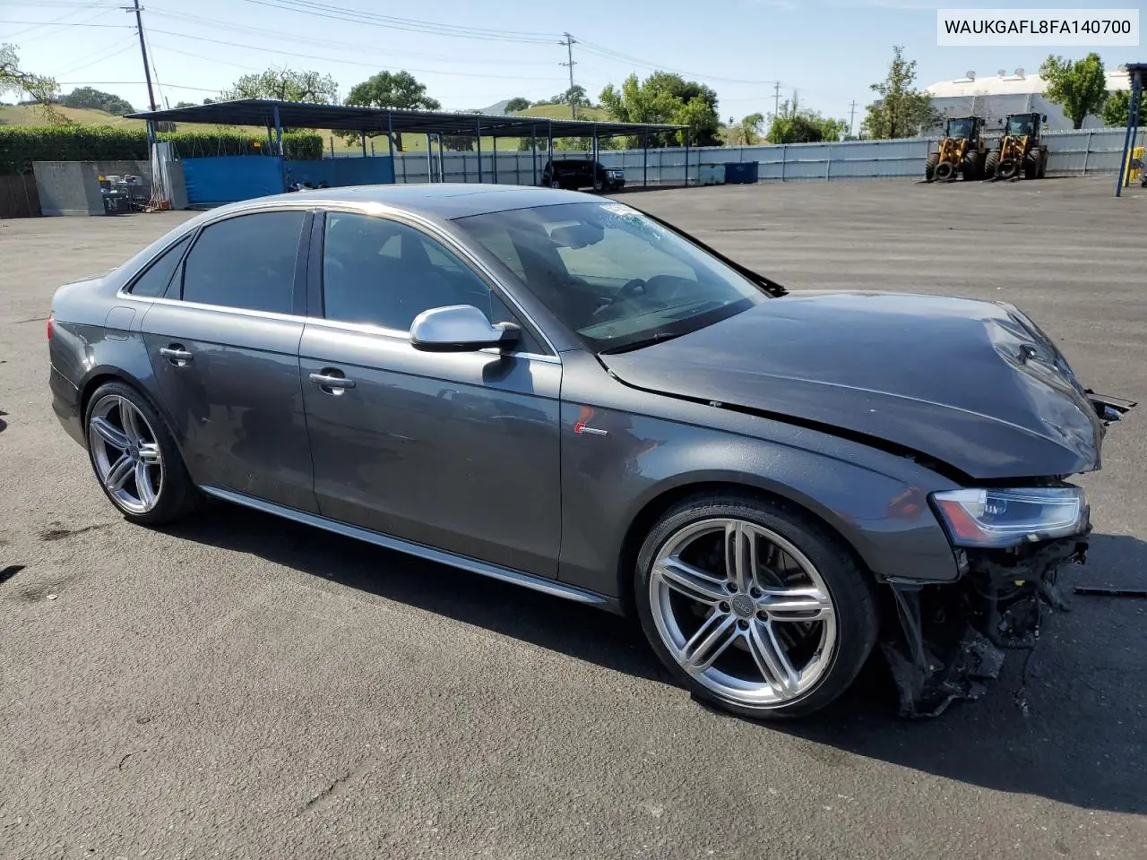 2015 Audi S4 Prestige VIN: WAUKGAFL8FA140700 Lot: 53166335