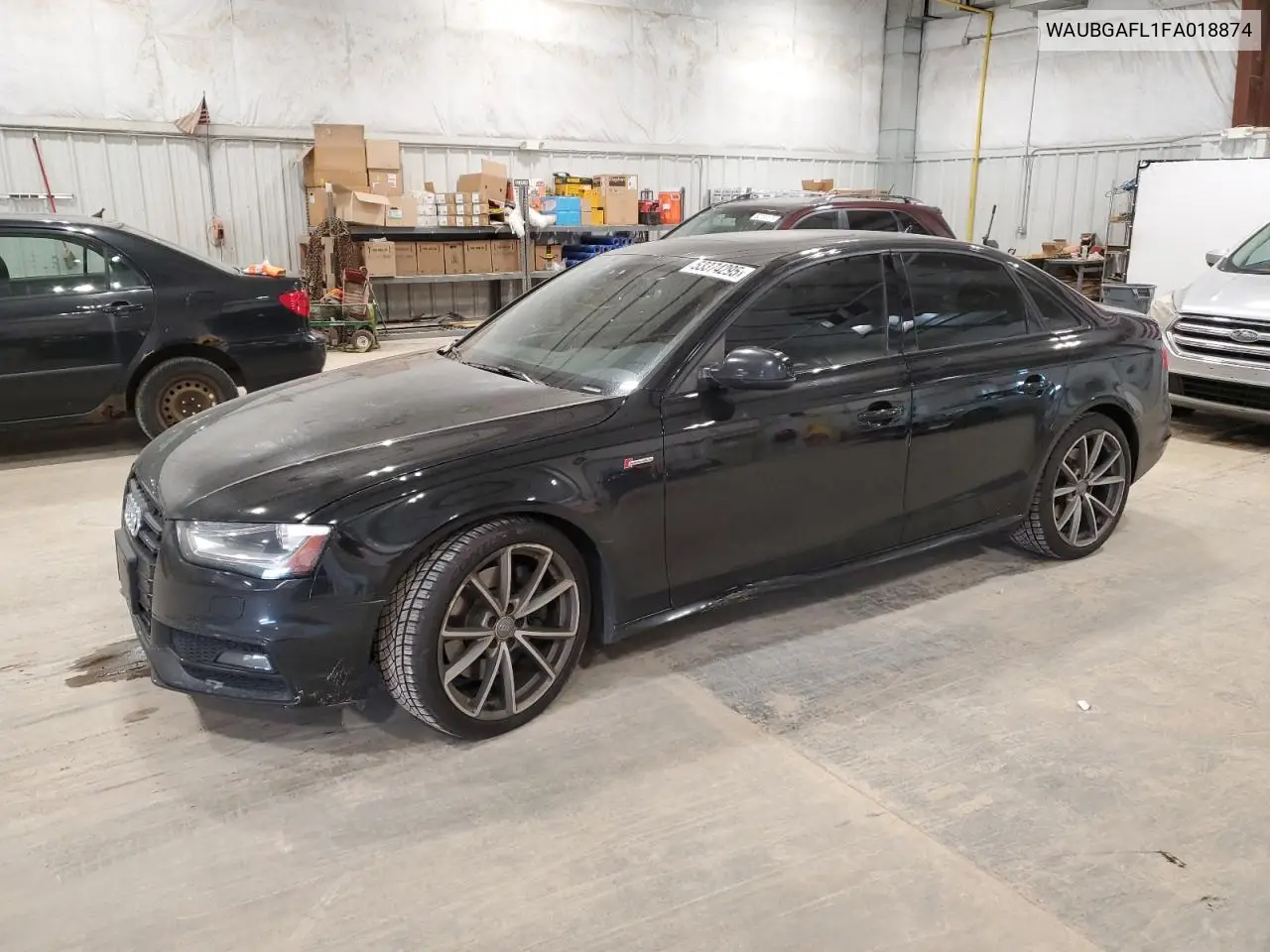 2015 Audi S4 Premium Plus VIN: WAUBGAFL1FA018874 Lot: 53374295