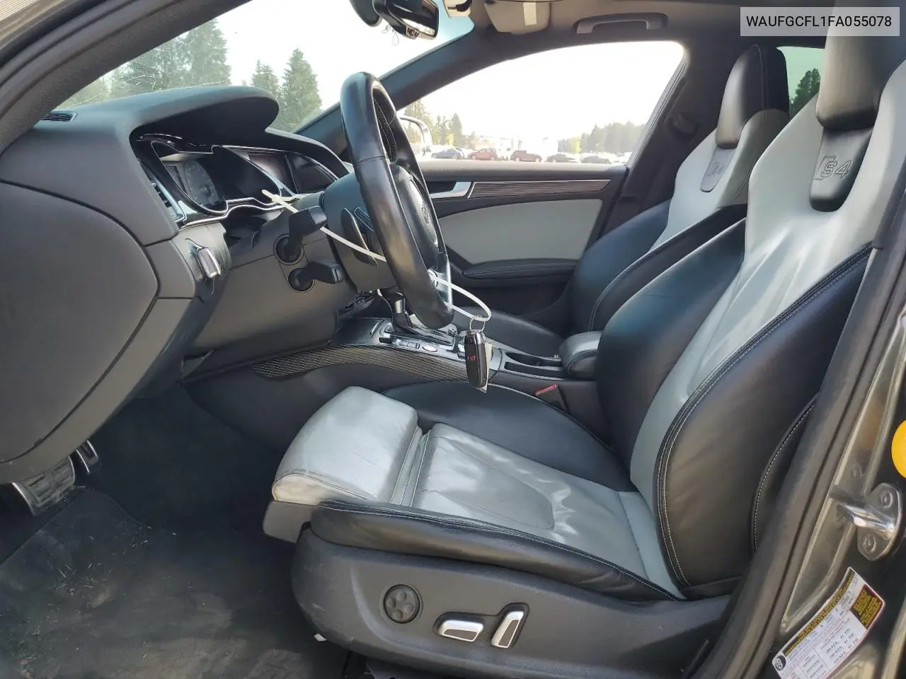 2015 Audi S4 Premium VIN: WAUFGCFL1FA055078 Lot: 54269845