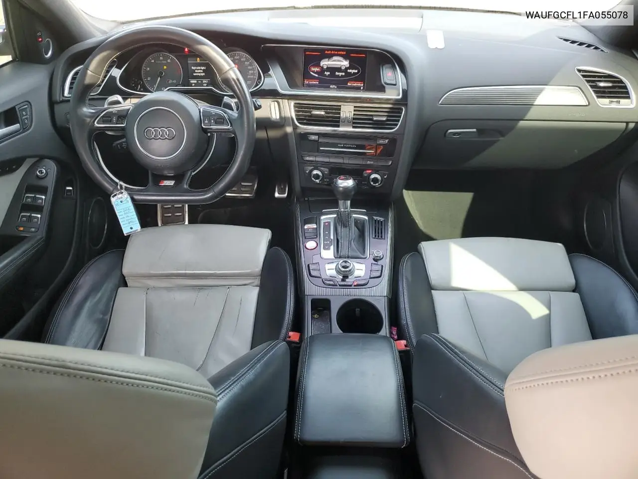 2015 Audi S4 Premium VIN: WAUFGCFL1FA055078 Lot: 54269845