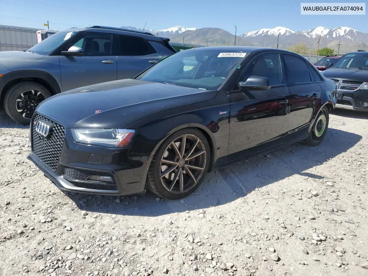 2015 Audi S4 Premium Plus VIN: WAUBGAFL2FA074094 Lot: 55063225