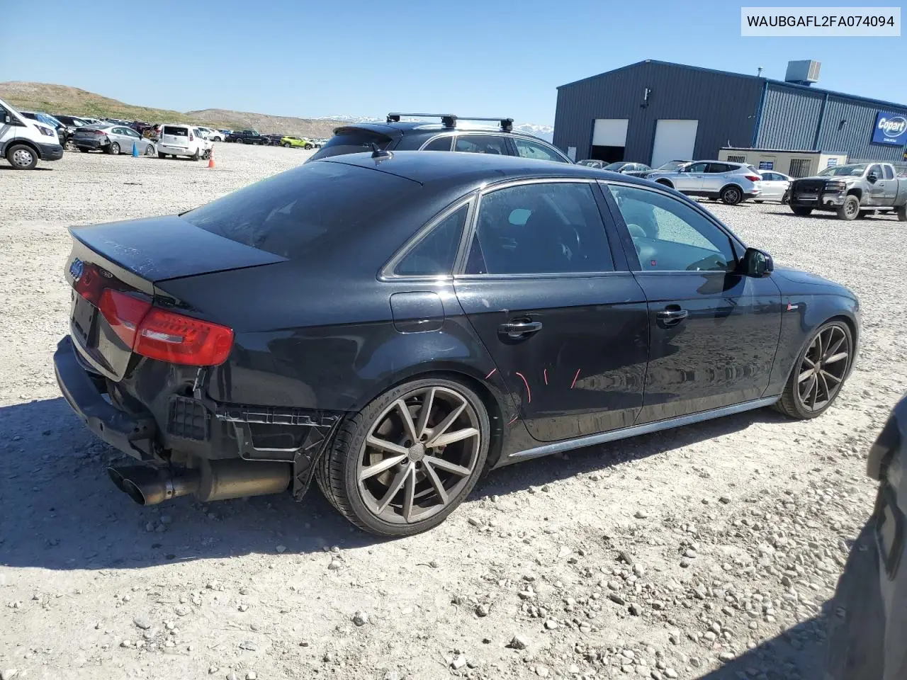 2015 Audi S4 Premium Plus VIN: WAUBGAFL2FA074094 Lot: 55063225
