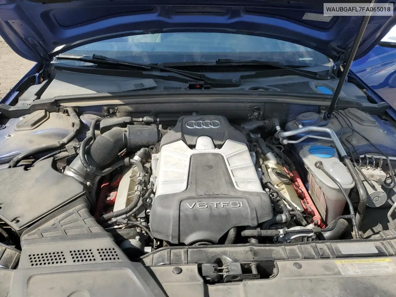 2015 Audi S4 Premium Plus VIN: WAUBGAFL7FA065018 Lot: 58591495