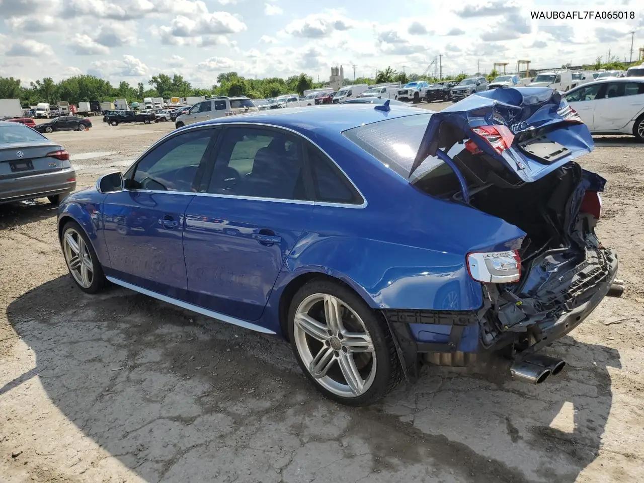 2015 Audi S4 Premium Plus VIN: WAUBGAFL7FA065018 Lot: 58591495