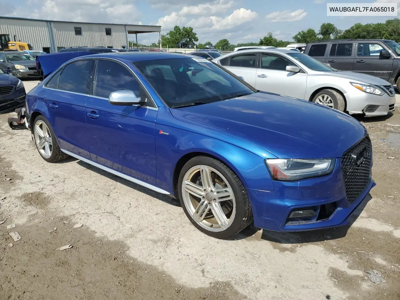 2015 Audi S4 Premium Plus VIN: WAUBGAFL7FA065018 Lot: 58591495