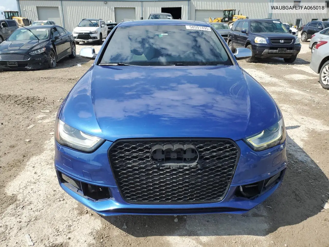2015 Audi S4 Premium Plus VIN: WAUBGAFL7FA065018 Lot: 58591495