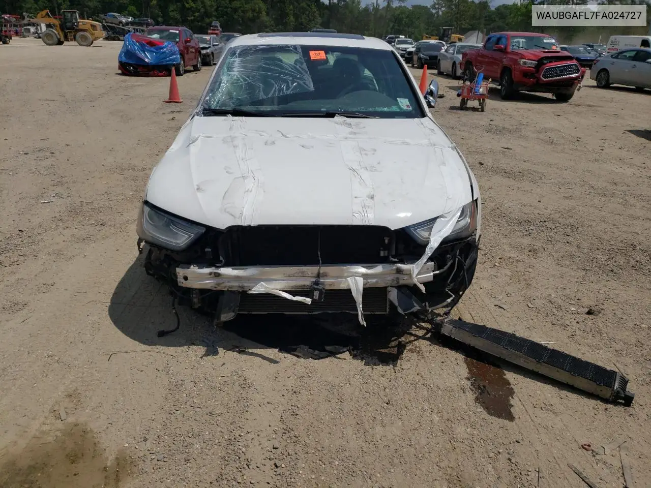2015 Audi S4 Premium Plus VIN: WAUBGAFL7FA024727 Lot: 59746405