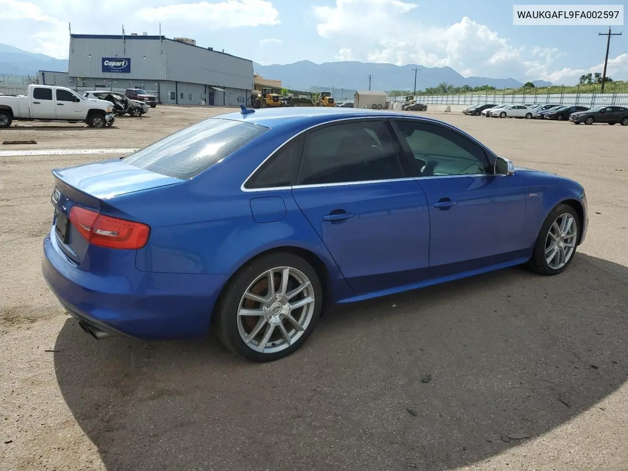 2015 Audi S4 Prestige VIN: WAUKGAFL9FA002597 Lot: 60507035