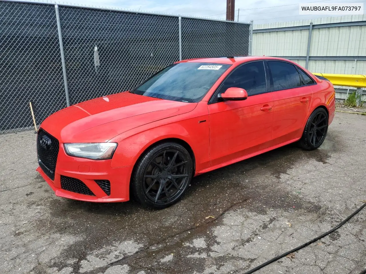 2015 Audi S4 Premium Plus VIN: WAUBGAFL9FA073797 Lot: 62284505