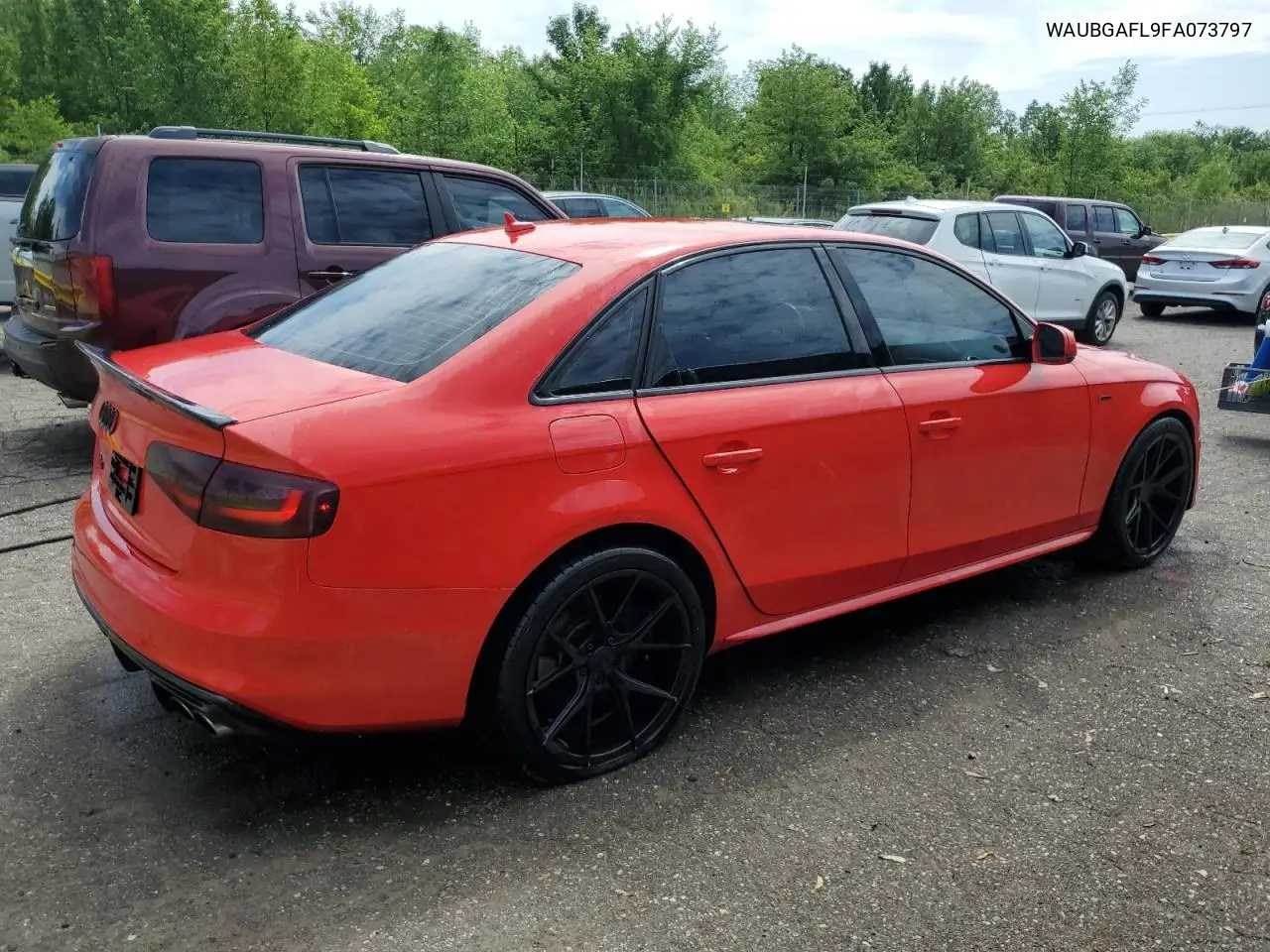 2015 Audi S4 Premium Plus VIN: WAUBGAFL9FA073797 Lot: 62284505