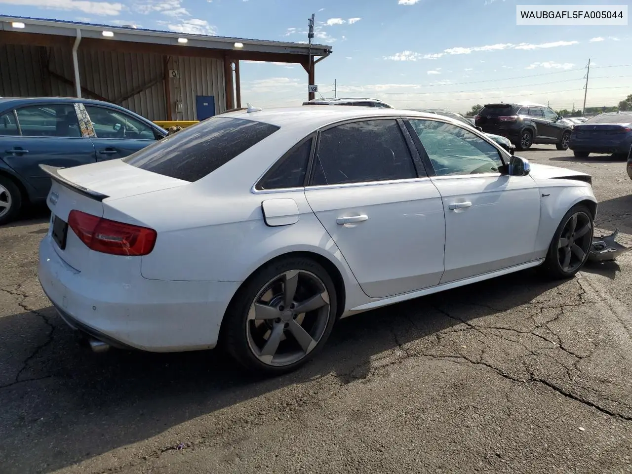 2015 Audi S4 Premium Plus VIN: WAUBGAFL5FA005044 Lot: 64131945