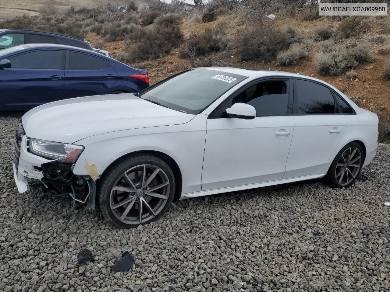 2016 Audi S4 Premium Plus VIN: WAUBGAFLXGA009950 Lot: 49735025