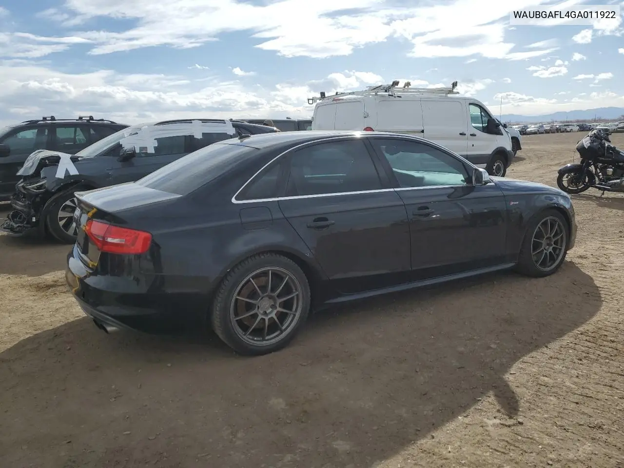 2016 Audi S4 Premium Plus VIN: WAUBGAFL4GA011922 Lot: 50054205