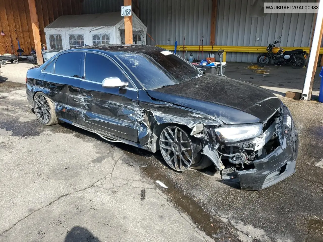 2016 Audi S4 Premium Plus VIN: WAUBGAFL2GA000983 Lot: 51677285