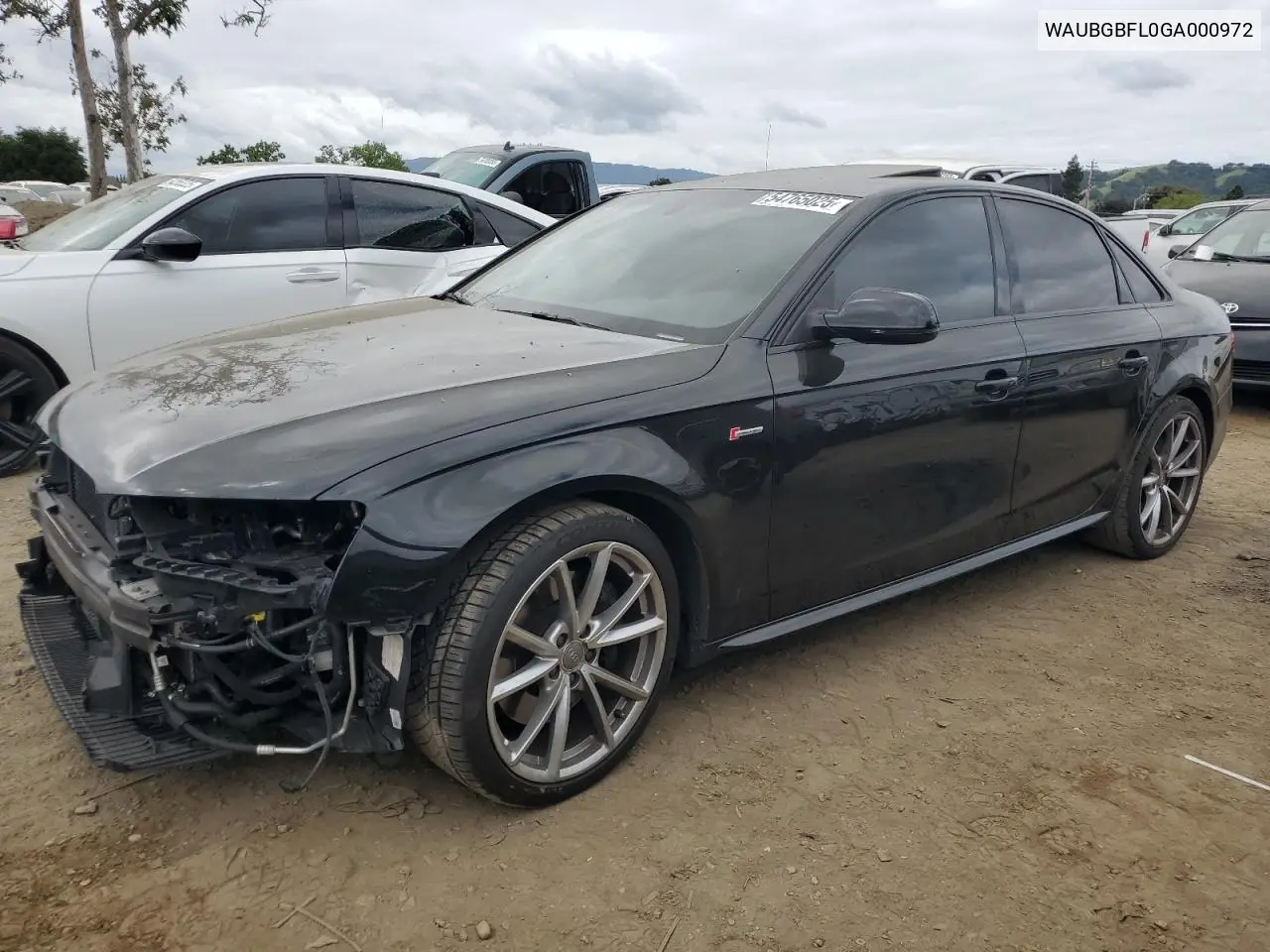 2016 Audi S4 Premium Plus VIN: WAUBGBFL0GA000972 Lot: 54765025
