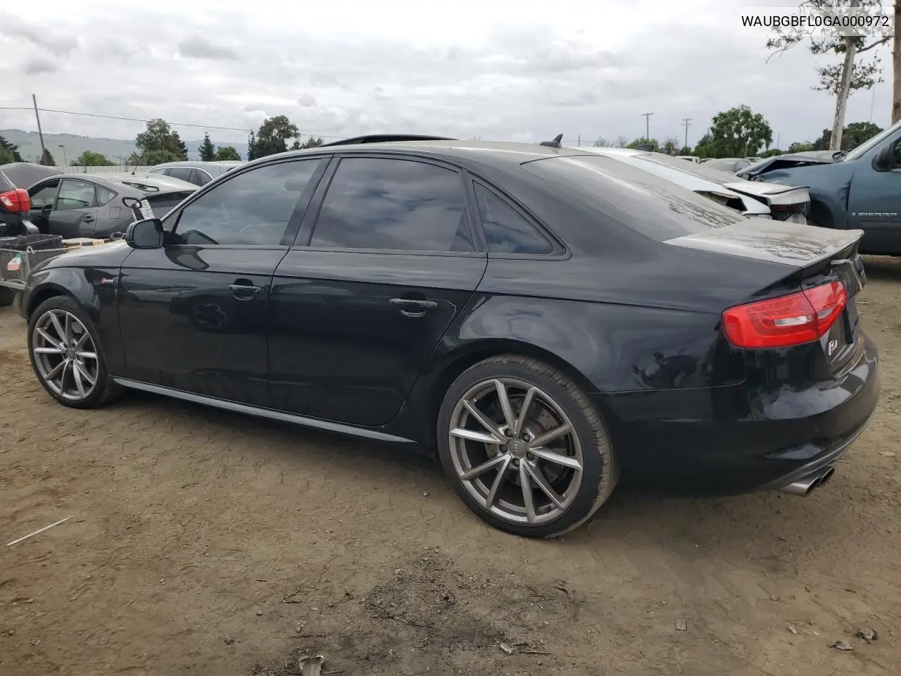 2016 Audi S4 Premium Plus VIN: WAUBGBFL0GA000972 Lot: 54765025