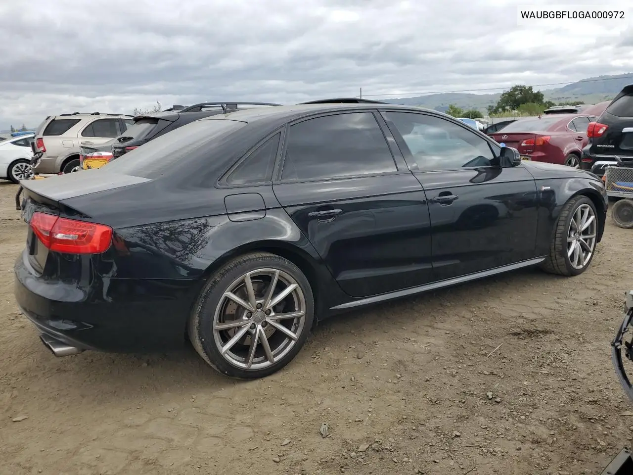 2016 Audi S4 Premium Plus VIN: WAUBGBFL0GA000972 Lot: 54765025