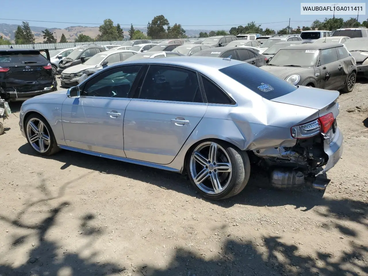 2016 Audi S4 Premium Plus VIN: WAUBGAFL1GA011411 Lot: 60263985