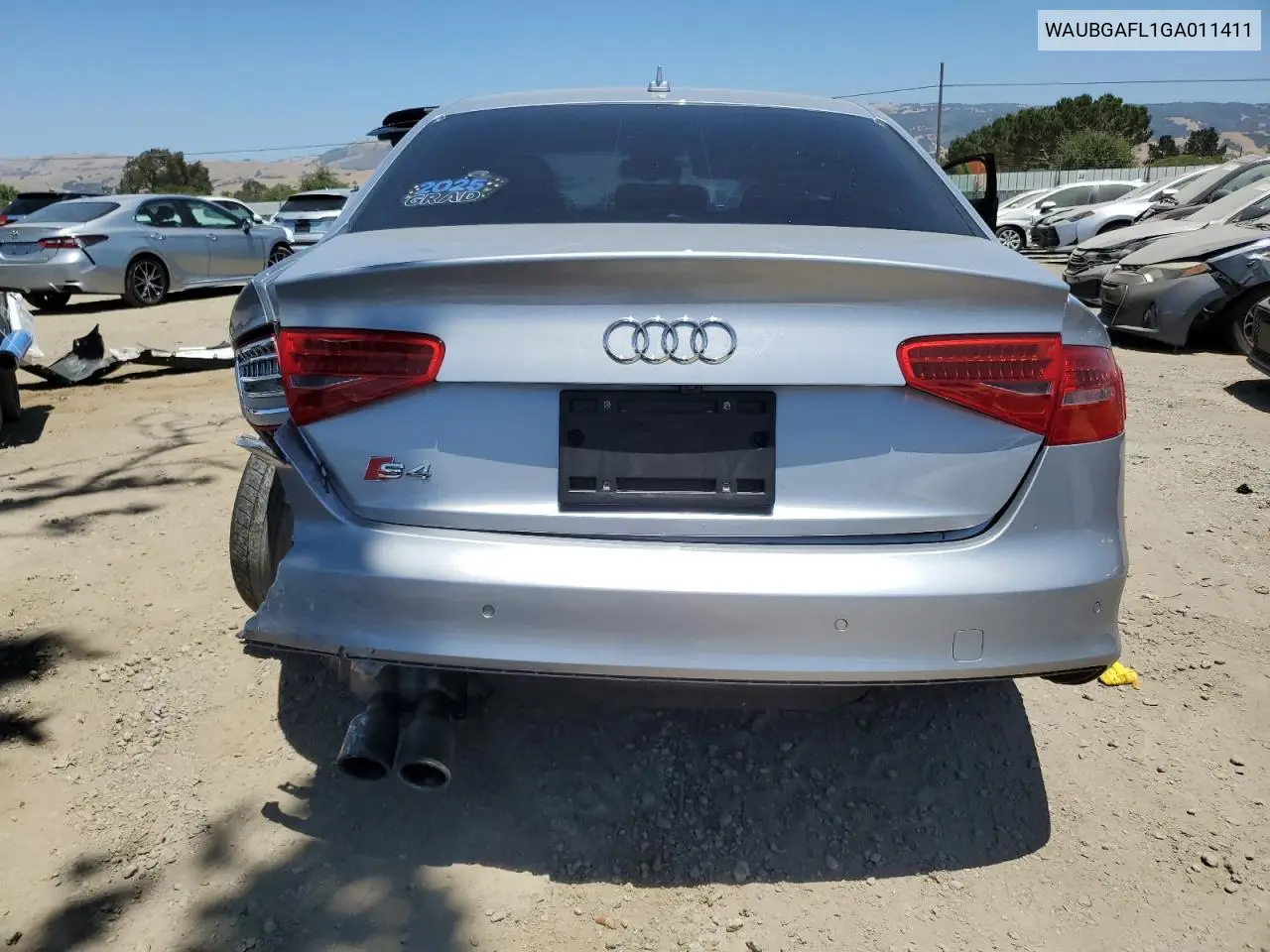 2016 Audi S4 Premium Plus VIN: WAUBGAFL1GA011411 Lot: 60263985