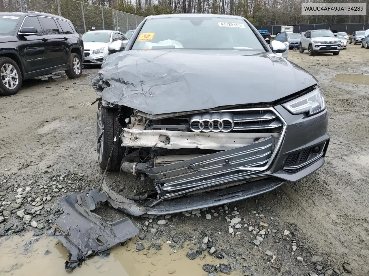 2018 Audi S4 Prestige VIN: WAUC4AF49JA134239 Lot: 44720155