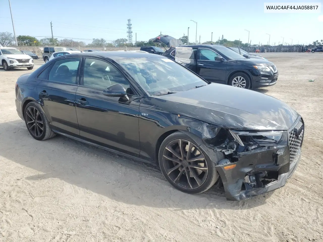 2018 Audi S4 Prestige VIN: WAUC4AF44JA058817 Lot: 47436655