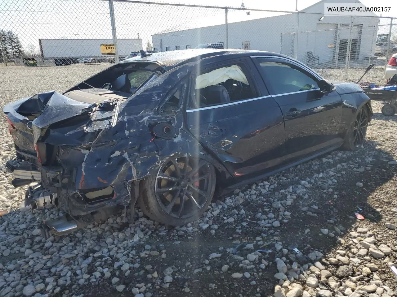 2018 Audi S4 Premium Plus VIN: WAUB4AF40JA002157 Lot: 50392055