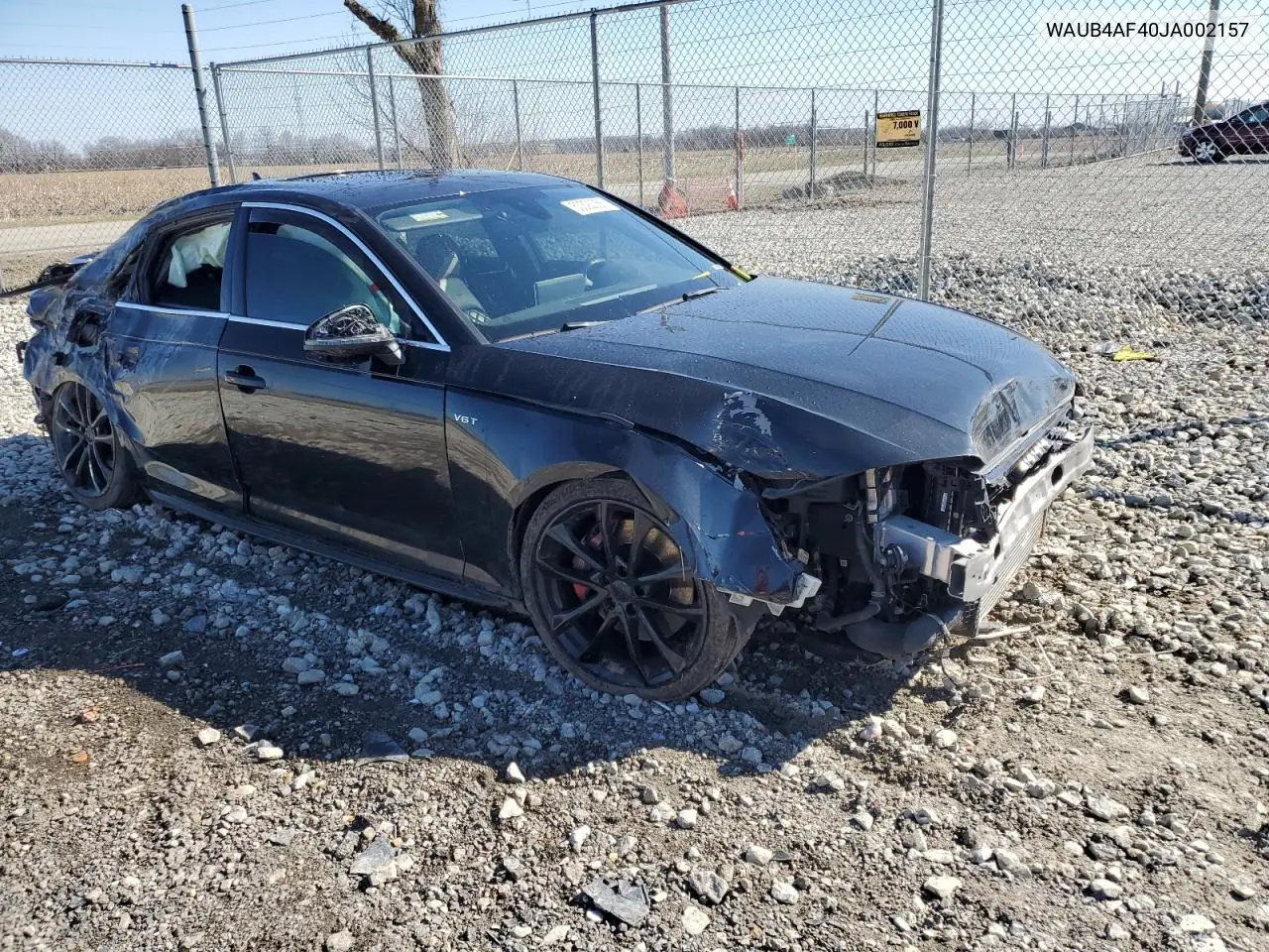 2018 Audi S4 Premium Plus VIN: WAUB4AF40JA002157 Lot: 50392055