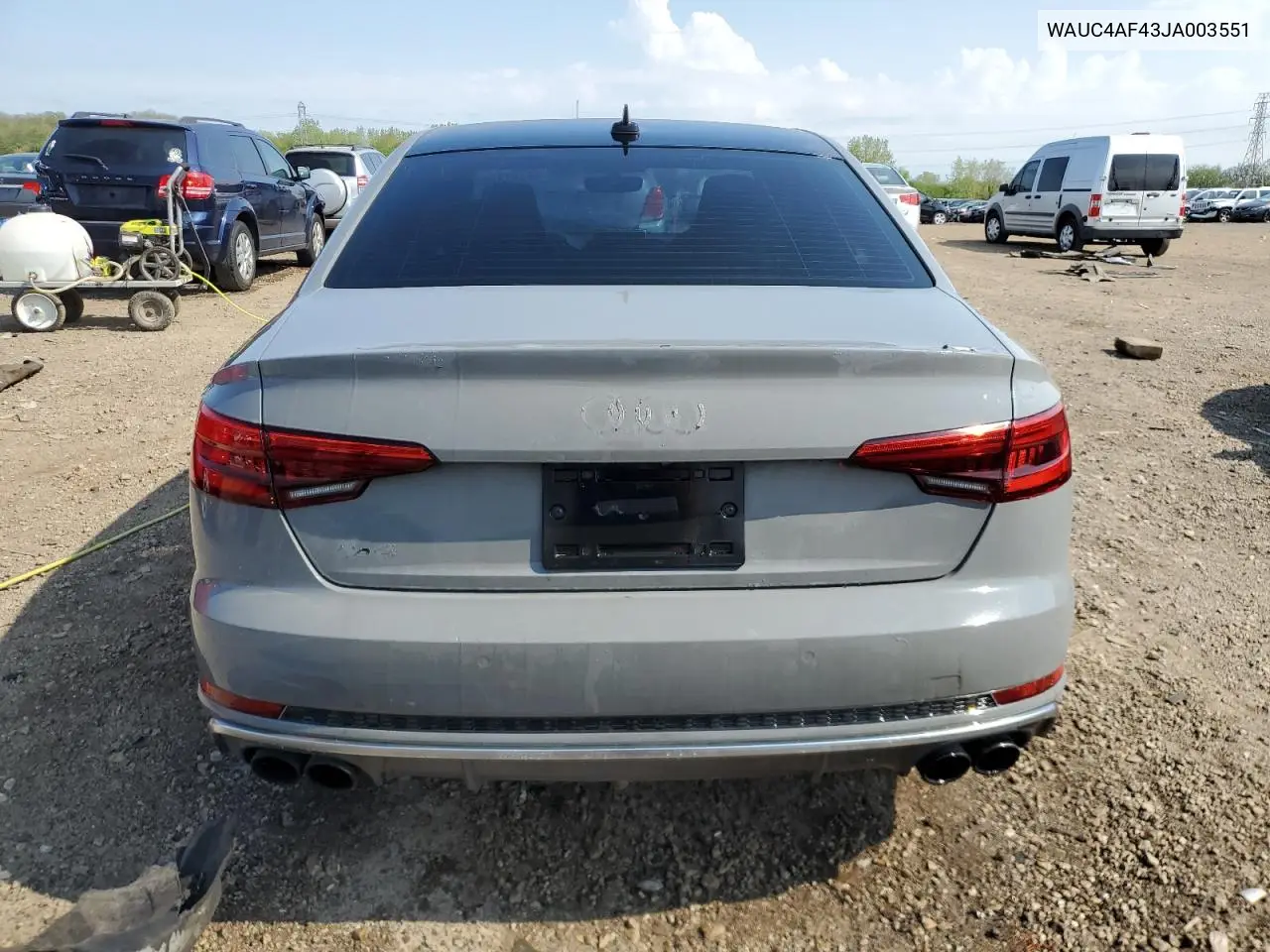 2018 Audi S4 Prestige VIN: WAUC4AF43JA003551 Lot: 52701175