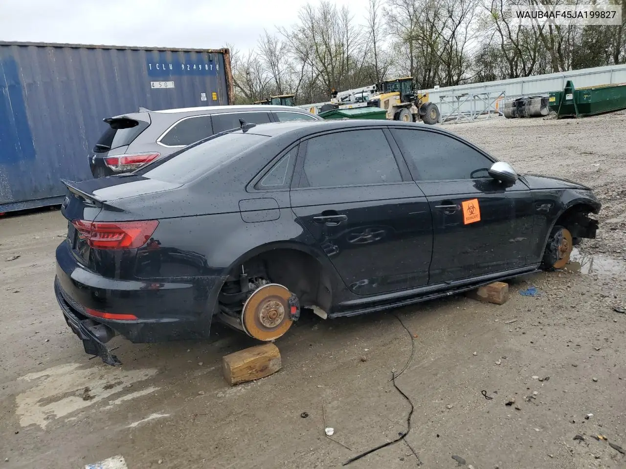 2018 Audi S4 Premium Plus VIN: WAUB4AF45JA199827 Lot: 54933295