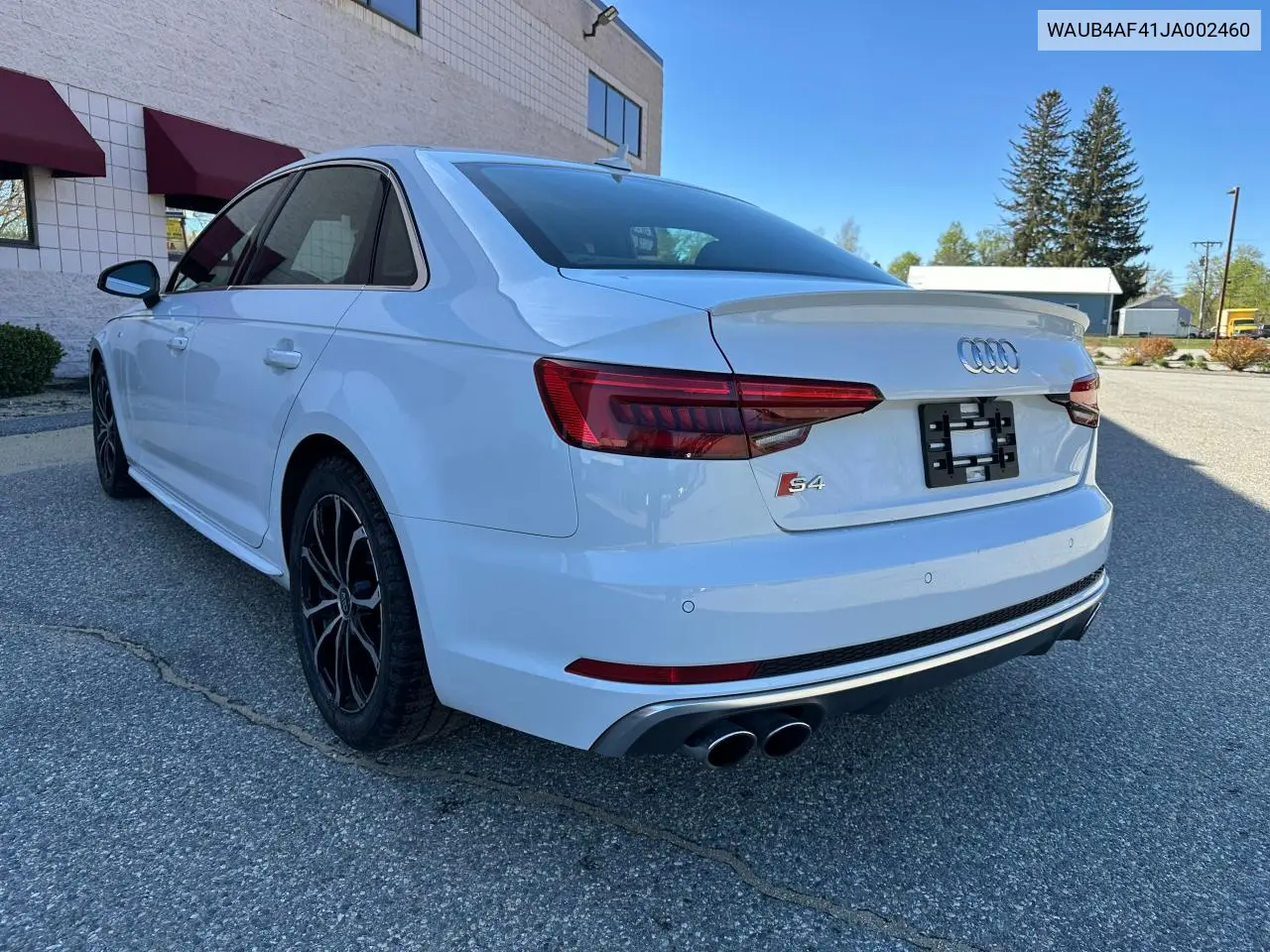 2018 Audi S4 Premium Plus VIN: WAUB4AF41JA002460 Lot: 55532785