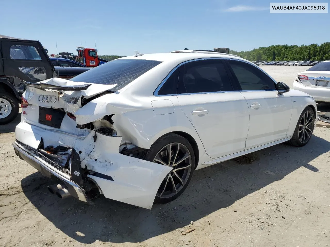 2018 Audi S4 Premium Plus VIN: WAUB4AF40JA095018 Lot: 56470304