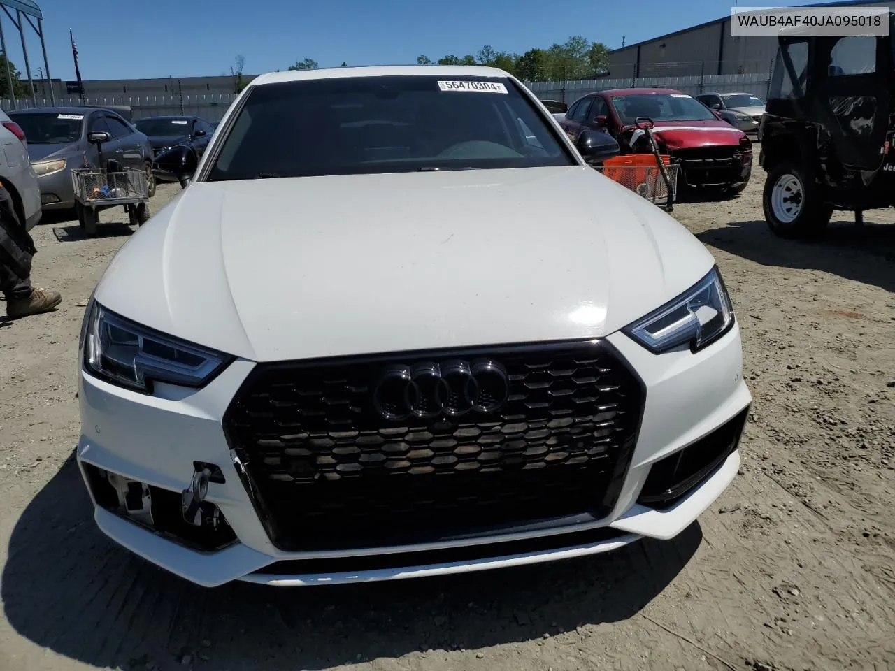 2018 Audi S4 Premium Plus VIN: WAUB4AF40JA095018 Lot: 56470304