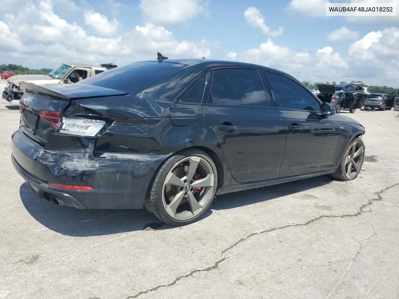 2018 Audi S4 Premium Plus VIN: WAUB4AF48JA018252 Lot: 61459655