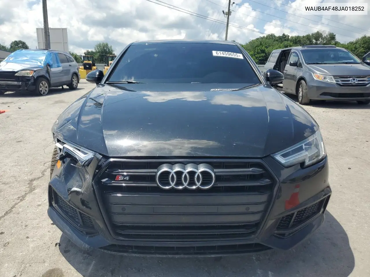 2018 Audi S4 Premium Plus VIN: WAUB4AF48JA018252 Lot: 61459655